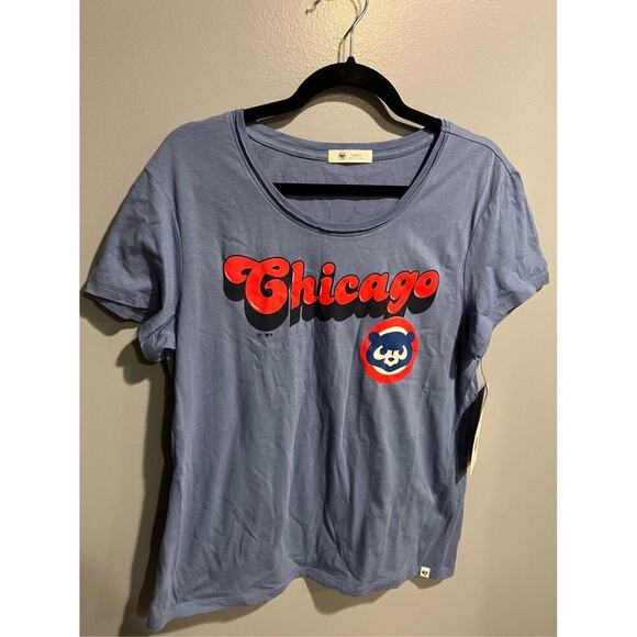 47 Brand Tops - NWT Chicago Cubs Women's Tee - Size Large